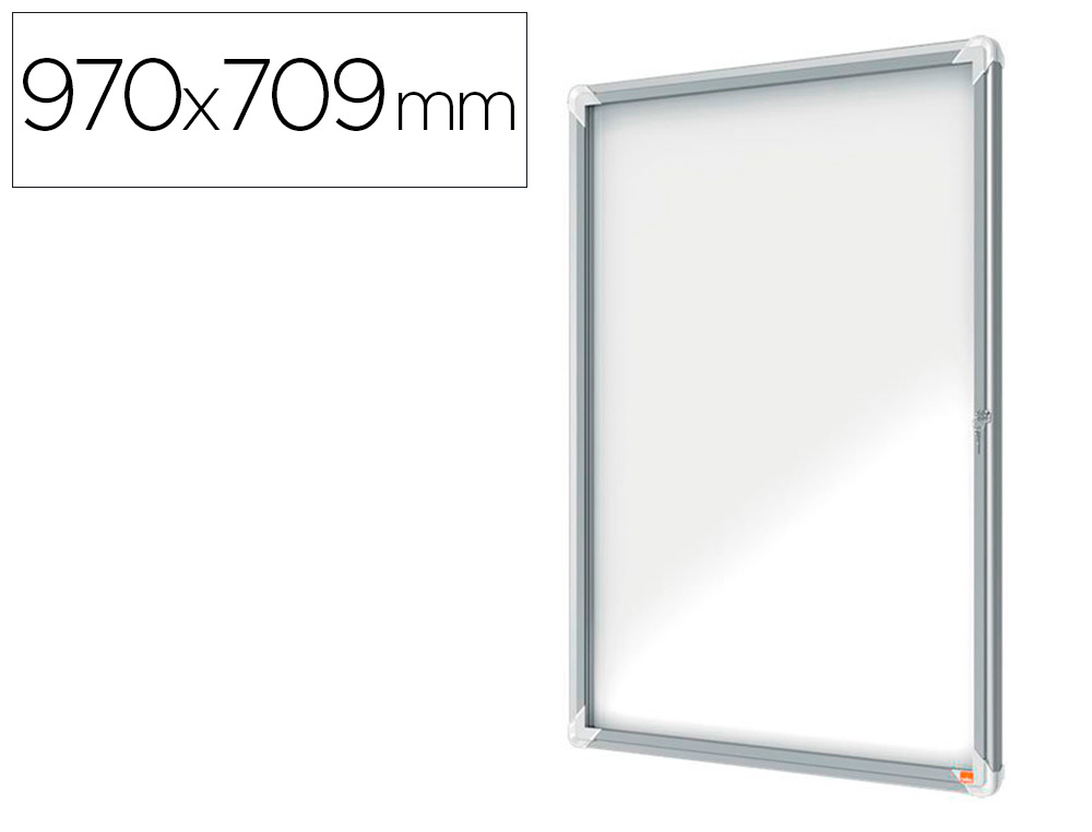 VITRINA DE ANUNCIOS NOBO PREMIUM PLUS MAGNETICA DE EXTERIOR 9 X DIN A4 1000X752X45 MM