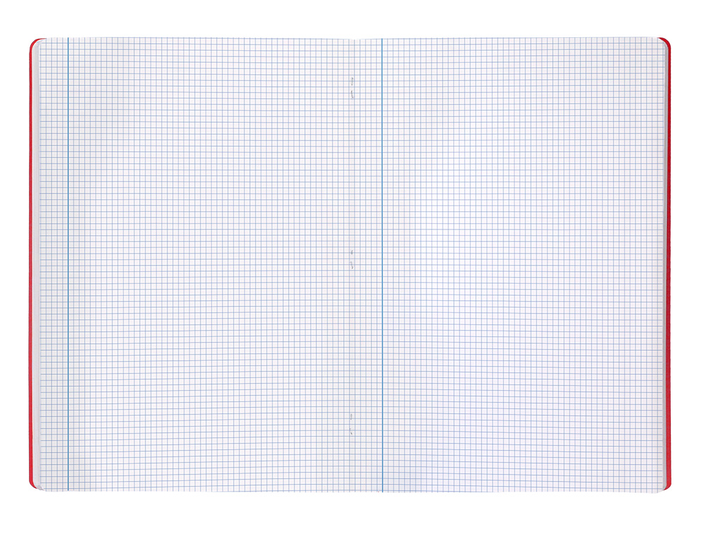 LIBRETA LIDERPAPEL 360 TAPA DE PLASTICO A4 48 HOJAS 90GR CUADRO 3MM CON MARGEN COLORES SURTIDOS