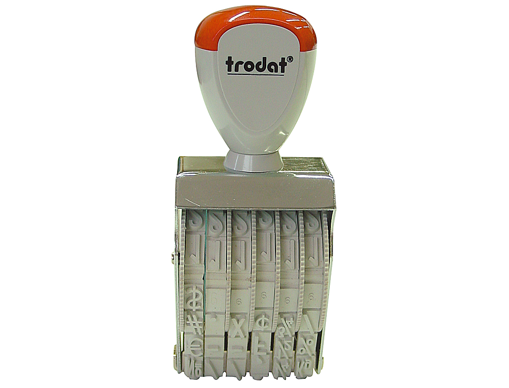NUMERADOR TRODAT MANUAL CON 6 BANDAS 7 MM