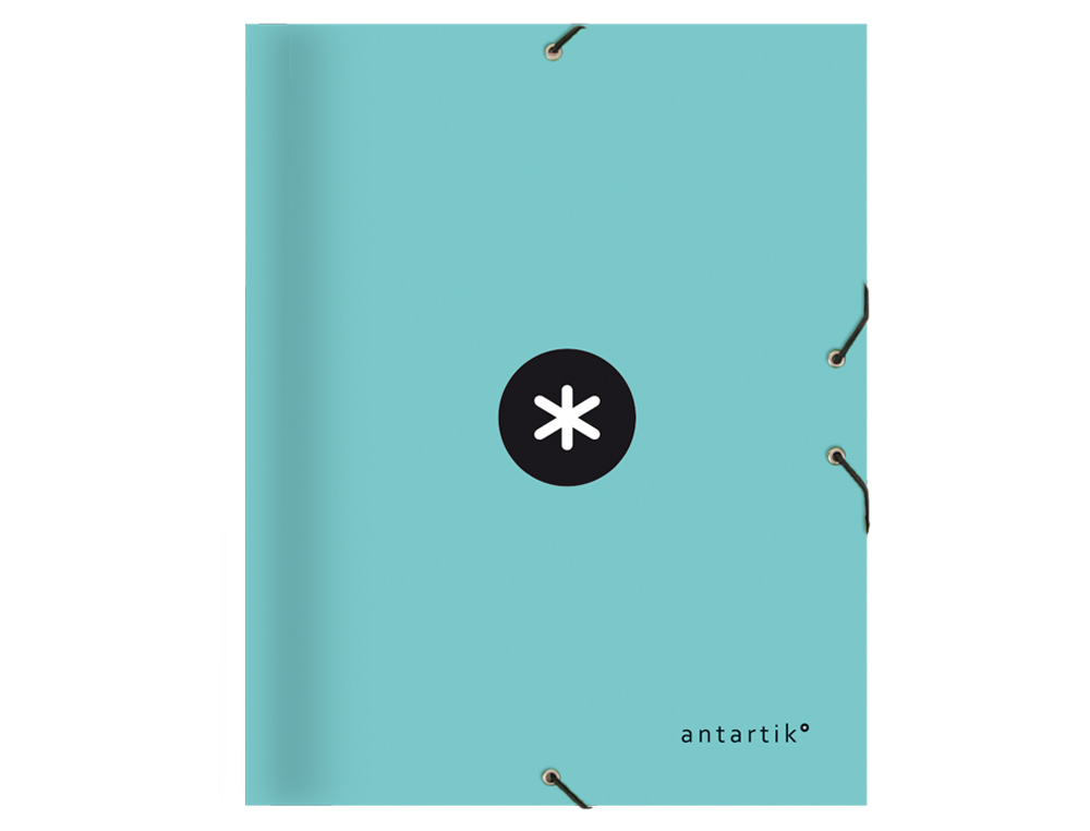 CARPETA ANTARTIK CLASIFICADORA A4 12 DEPARTAMENTOS GOMA CARTON FORRADO COLOR MENTA