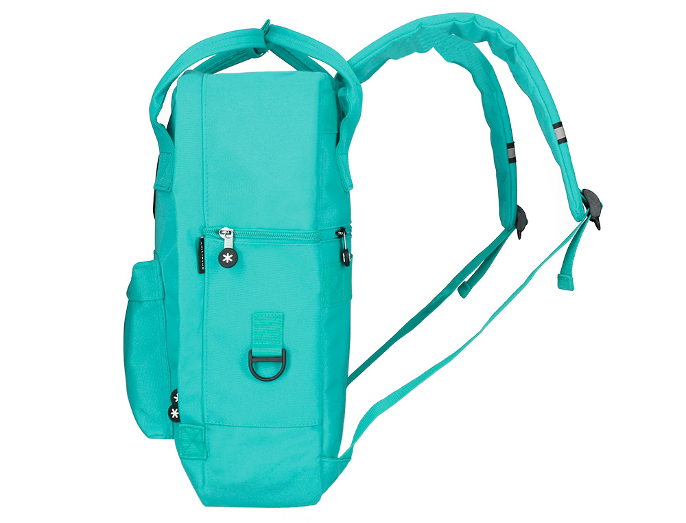 MOCHILA ANTARTIK 2 ASAS Y BOLSILLOS EXTERIORES MENTA 300X115X390 MM