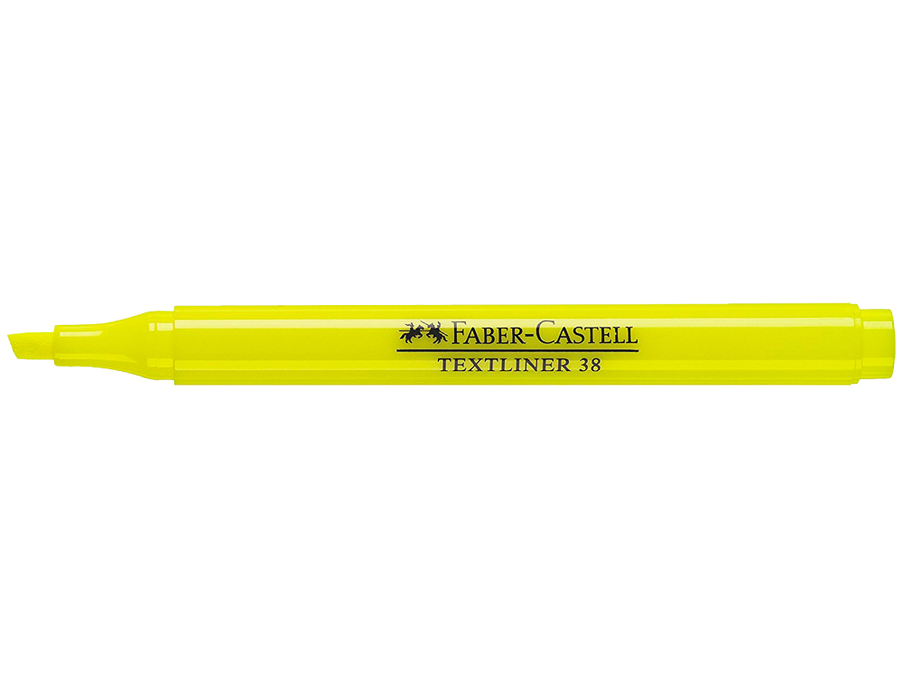 ROTULADOR FABER CASTELL FLUORESCENTE TEXTLINER 38 AMARILLO