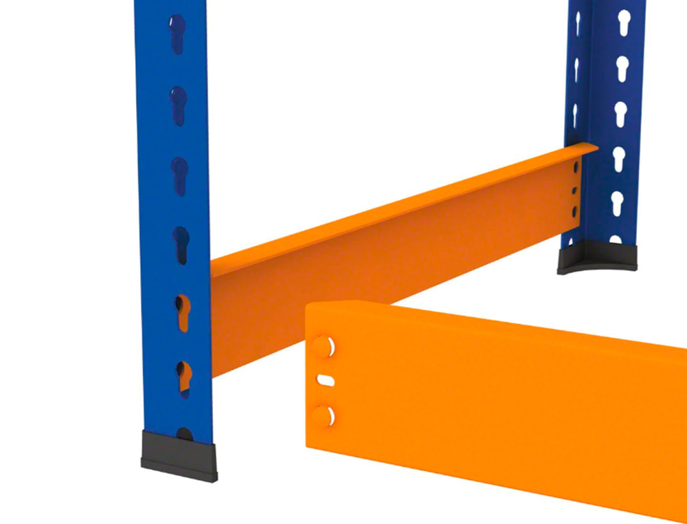 ESTANTERIA METALICA AR STABIL XL 200X150X60 CM 4 ESTANTES 500 KG POR ESTANTE BANDEJA DE MADERA SIN TORNILLOS COLOR