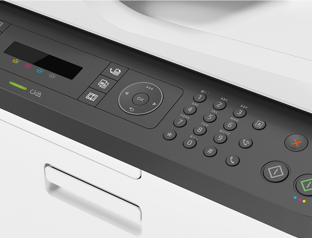 EQUIPO MULTIFUNCION HP COLOR LASER 179FNW FAX ETHERNET WIFI 18 NEGRO 4 COLOR PPM BANDEJA 150 HOJAS ESCANER