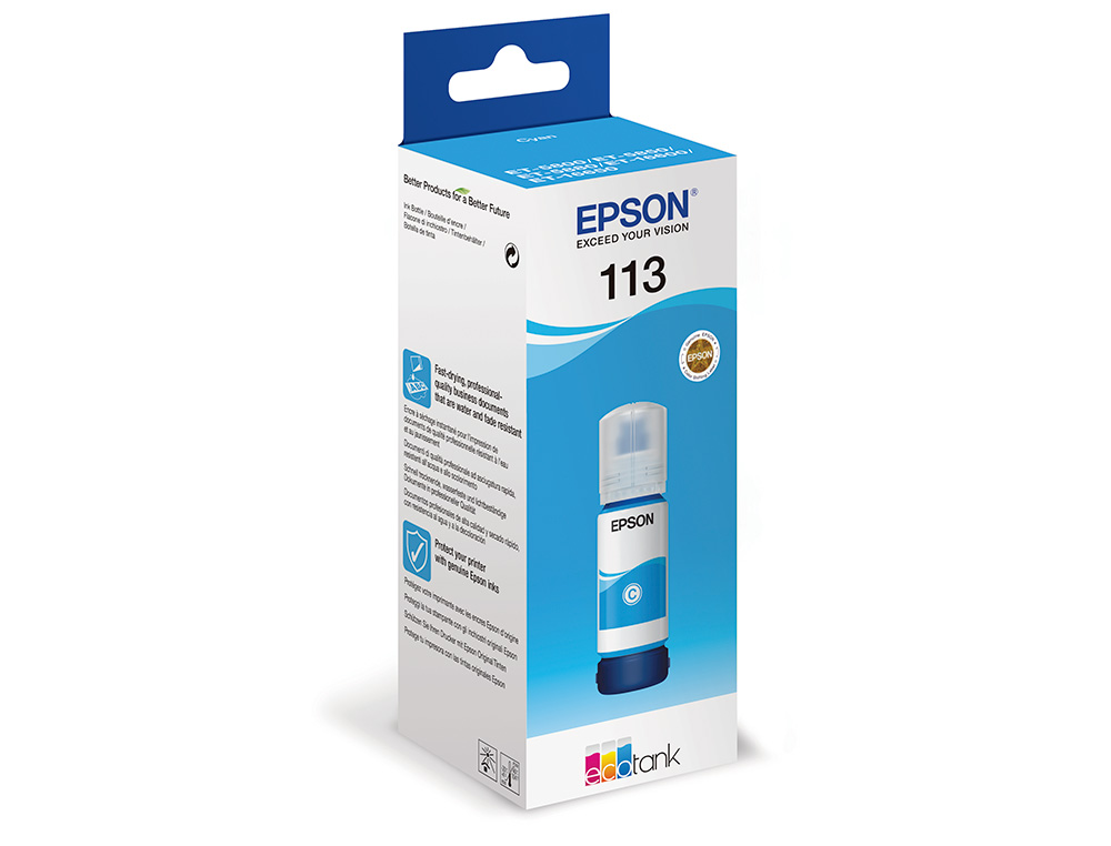 INK-JET EPSON ECOTANK 113 SERIES CIAN
