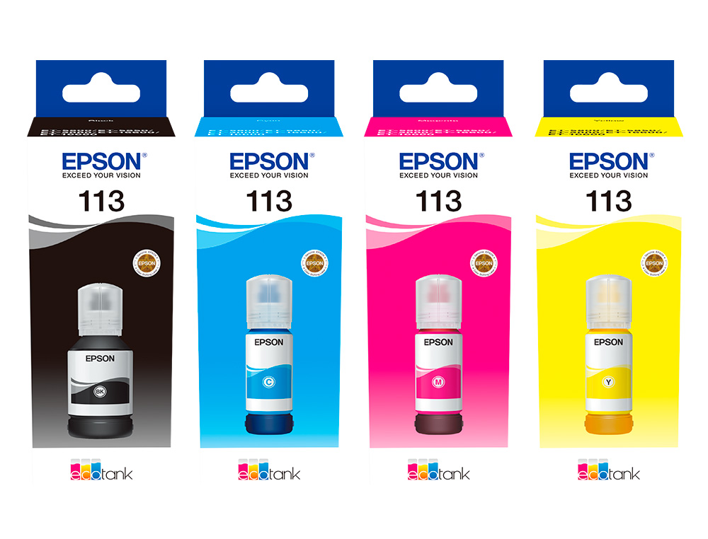 INK-JET EPSON ECOTANK 113 SERIES CIAN