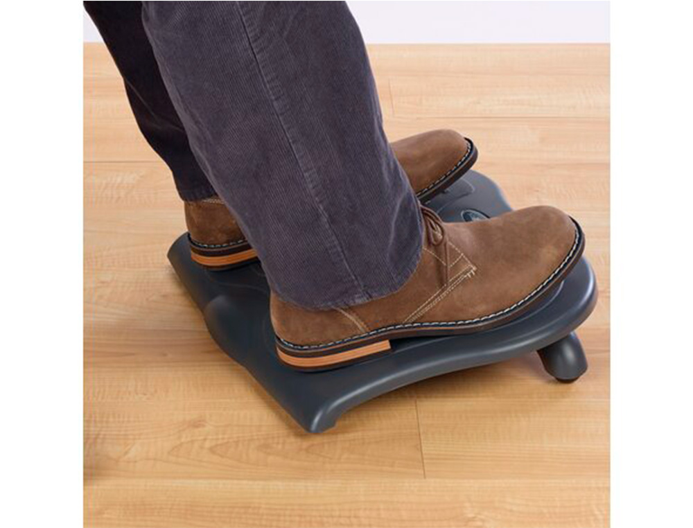 REPOSAPIES KENSINGTON SOLESAVER 3 ALTURAS AJUSTABLESCOLOR NEGRO 450X350 MM