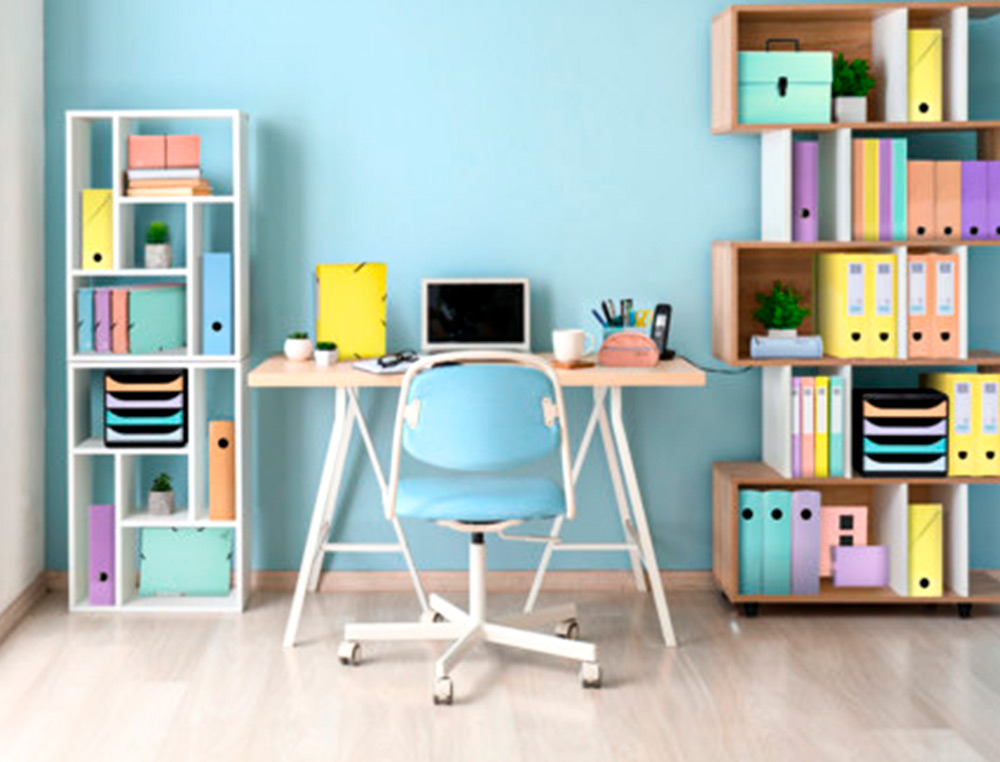 MALETIN EXACOMPTA AQUAREL CON FUELLE CARTON FORRADO 18 DEPARTAMENTOS COLORES SURTIDOS