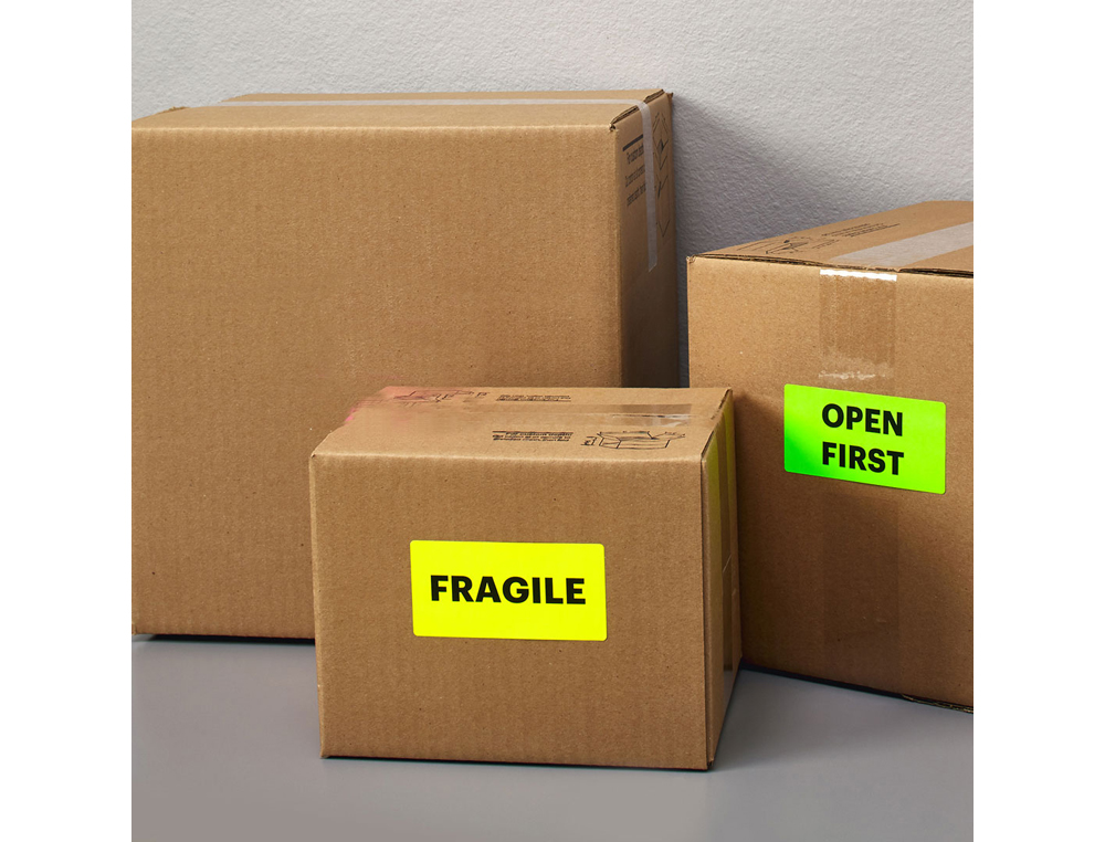 ETIQUETA ADHESIVA TICO AMARILL O FLUORESCENTES PERMANENTE FSCLASER/INKJET/FOTOCOPIA REDONDA63,5 MM CAJA DE 840 UNIDADES