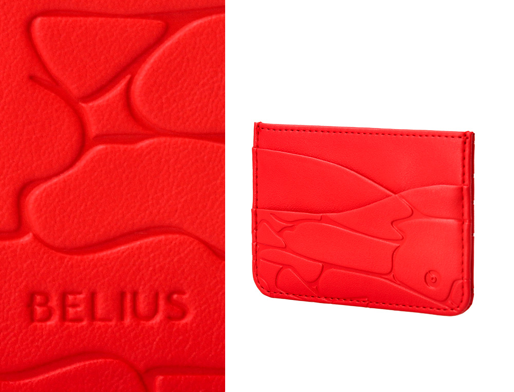 BOLIGRAFO Y WALLET BELIUS COCKTAILS BLOODY MARY ALUMINIOROJO PLATEADO RELIEVE TINTA COLOR AZUL CAJA DE DISEÑO