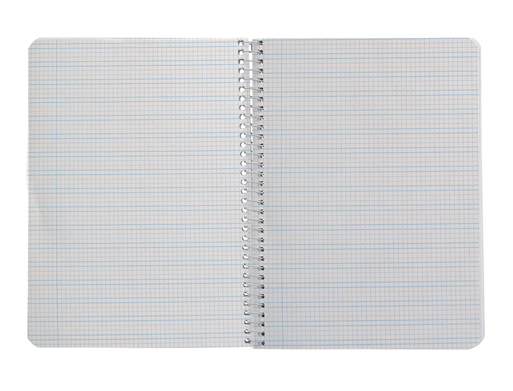 CUADERNO ESPIRAL LIDERPAPEL A5 PAUTAGUIA TAPA BLANDA 40H 75GR CUADRO PAUTADO 3MM COLOR ROJO