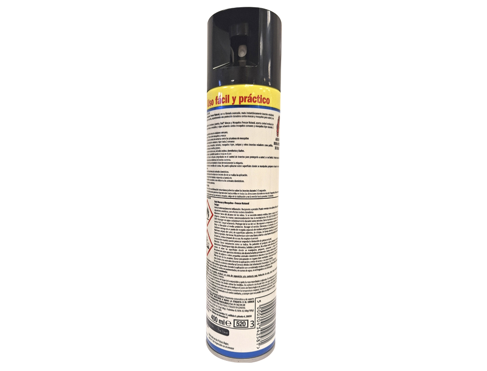 INSECTICIDA RAID SPRAY MOSCAS Y MOSQUITOS FRESCOR NATURAL BOTE DE 400 ML