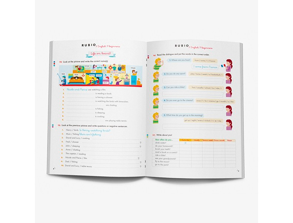 CUADERNO RUBIO ENGLISH 9 YEARS BEGINNERS