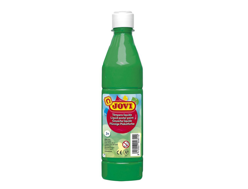 TEMPERA LIQUIDA JOVI ESCOLAR 500 ML VERDE MEDIO