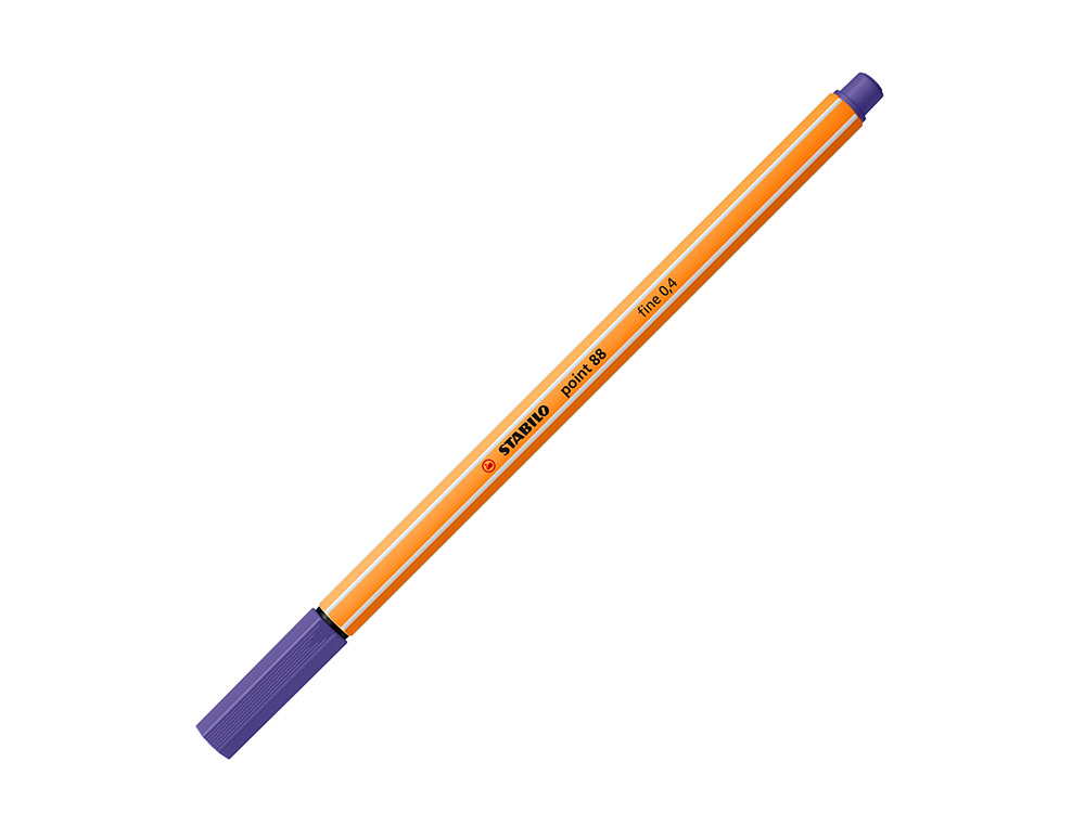 ROTULADOR STABILO PUNTA DE FIB RA POINT 88 VIOLETA PUNTA FINA 0,4MM