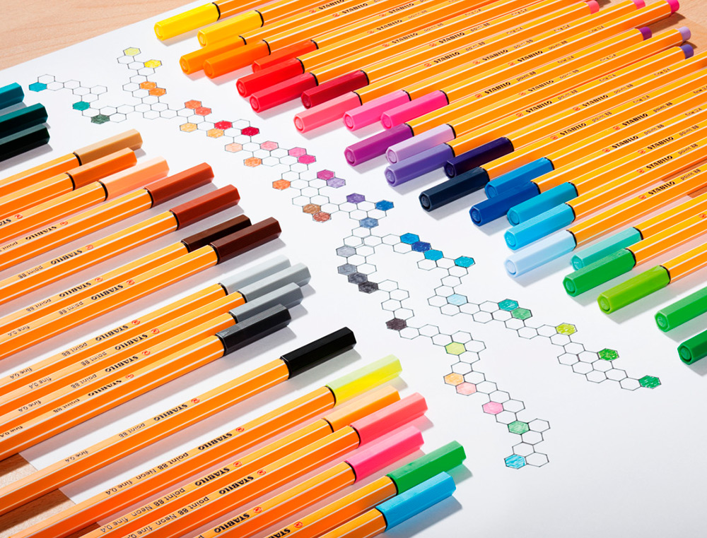 ROTULADOR STABILO PUNTA DE FIB RA POINT 88 VIOLETA PUNTA FINA 0,4MM