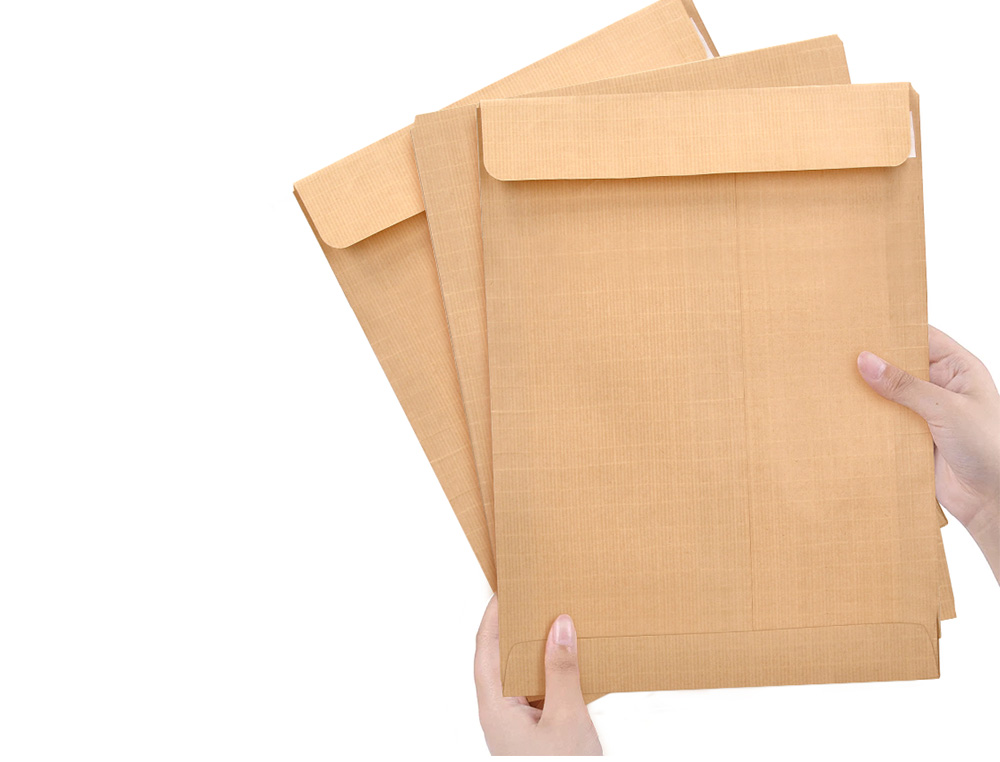 SOBRE LIDERPAPEL BOLSA N.11 KRAFT FOLIO PROLONGADO 250X353MM TIRA DE SILICONA CAJA DE 250 UNIDADES