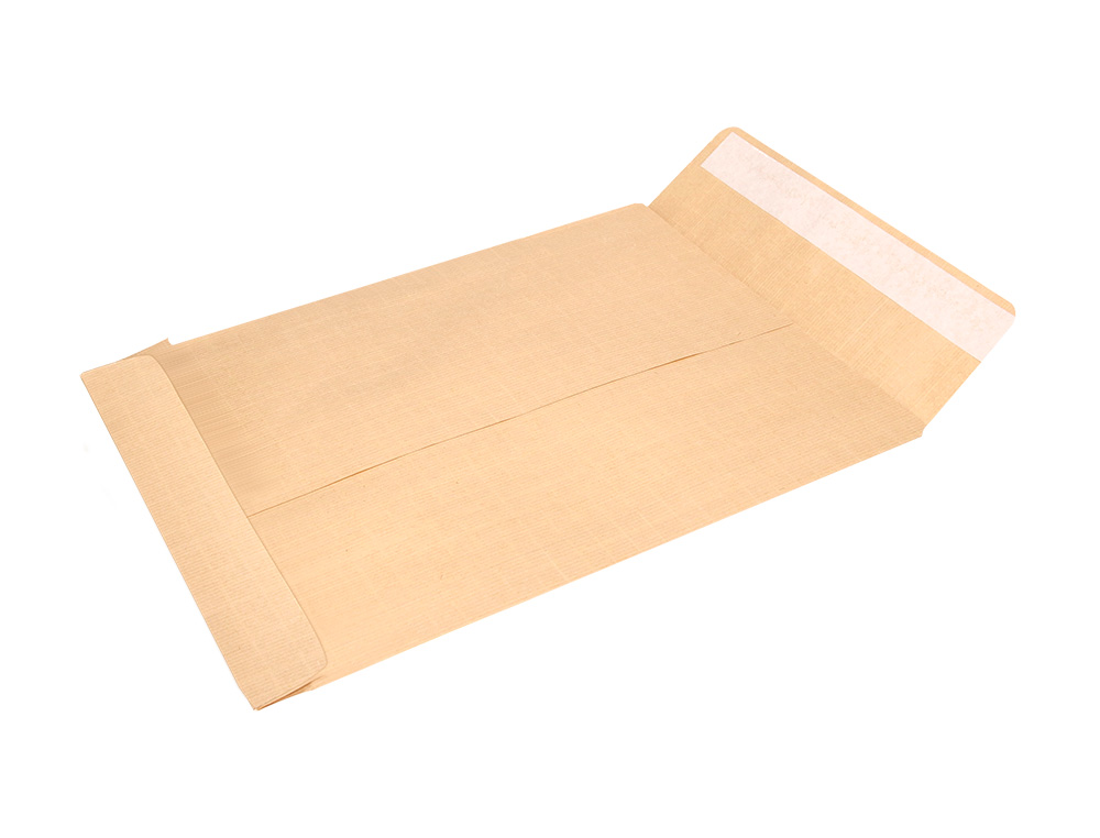 SOBRE LIDERPAPEL BOLSA N.11 KRAFT FOLIO PROLONGADO 250X353MM TIRA DE SILICONA CAJA DE 250 UNIDADES