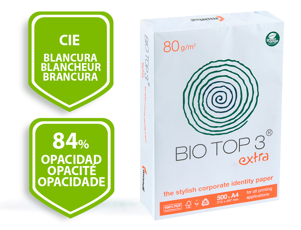 PAPEL FOTOCOPIADORA NATURA DUNE 80G DIN A4 PAQUETE DE 500 HOJAS