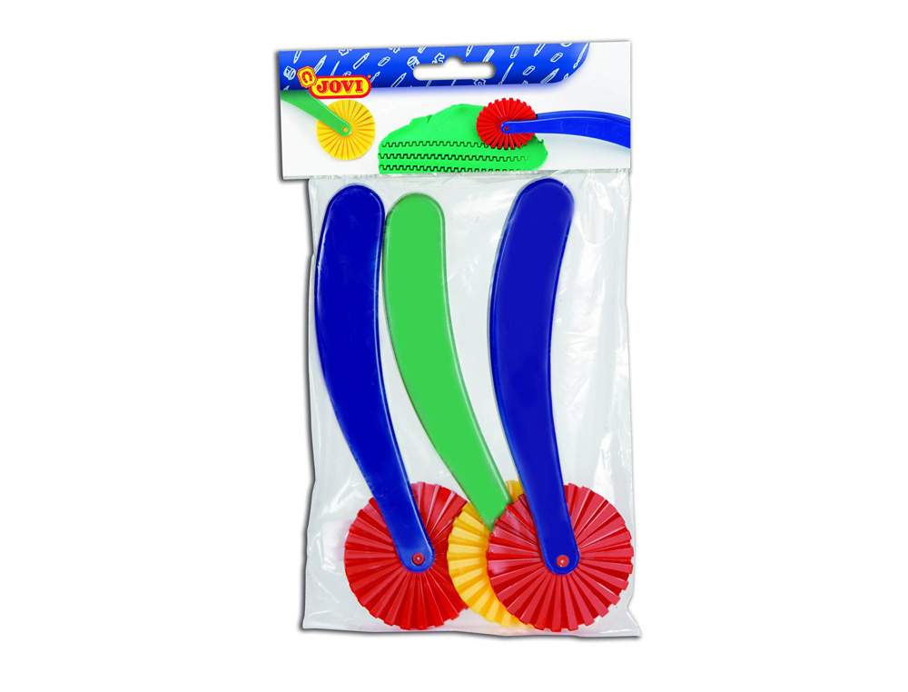 CORTADOR Y MARCADOR PARA PASTA BOLSA DE 3 UNIDADES SURTIDAS