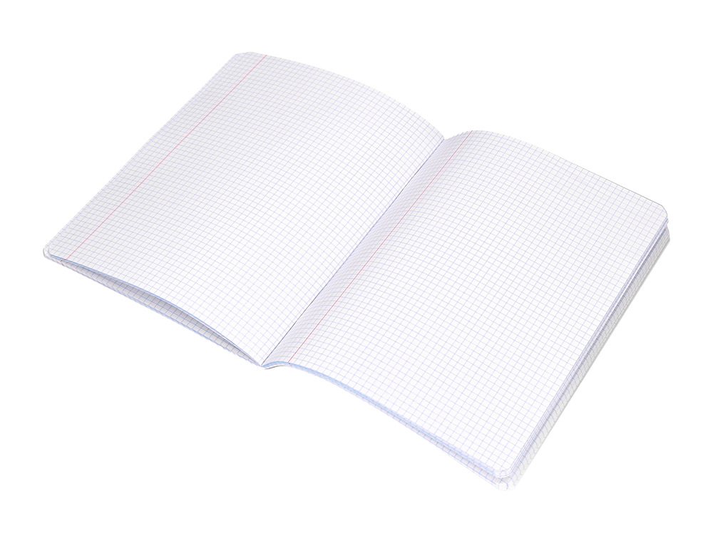 LIBRETA LIDERPAPEL SCRIPTUS A5 PLUS 48 HOJAS 90GR CUADRO 4MM CON MARGEN