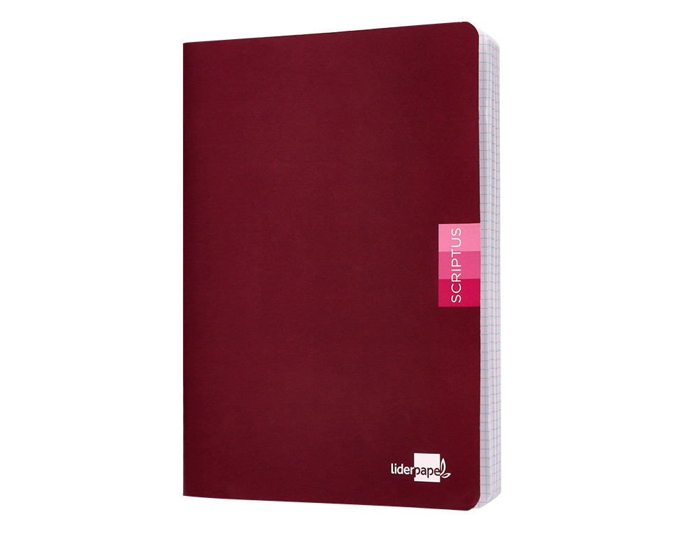 LIBRETA LIDERPAPEL SCRIPTUS A5 PLUS 48 HOJAS 90GR CUADRO 4MM CON MARGEN