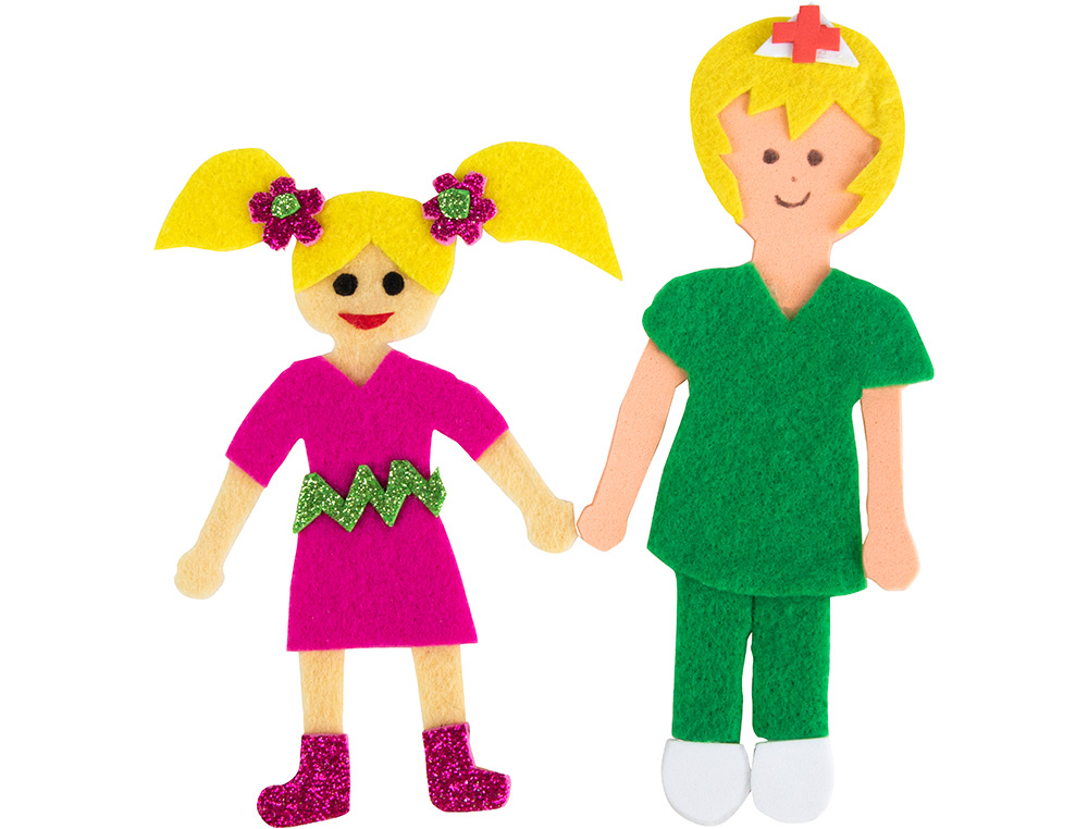 FIELTRO LIDERPAPEL 50X70CM ROSA 160G/M2