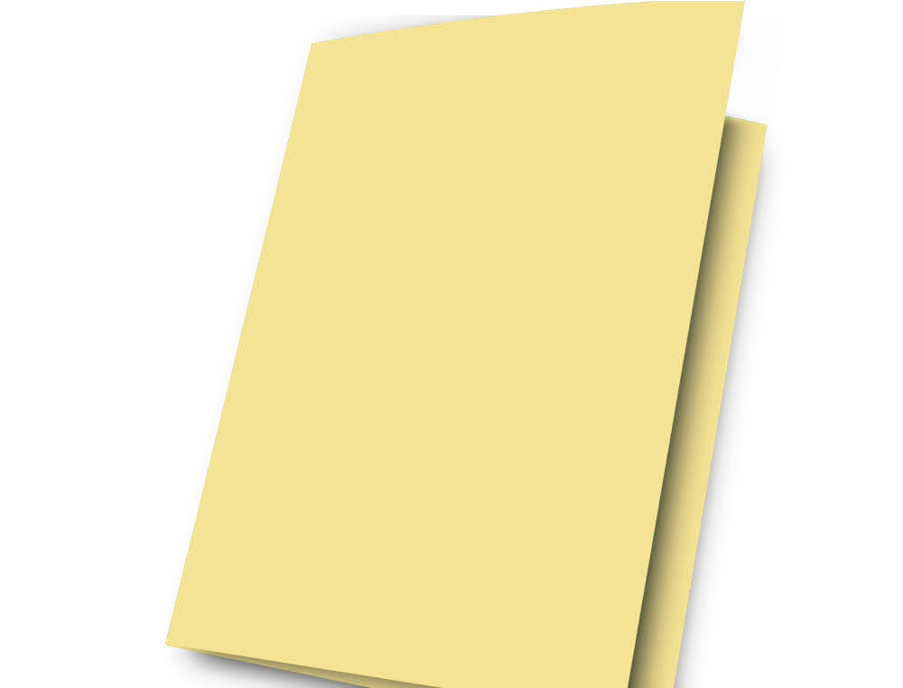 SUBCARPETA CARTULINA GIO DIN A4 AMARILLO PASTEL 180 G/M2
