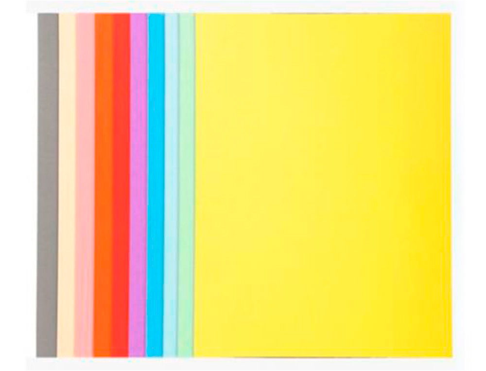 SUBCARPETA CARTULINA GIO DIN A4 AMARILLO PASTEL 180 G/M2