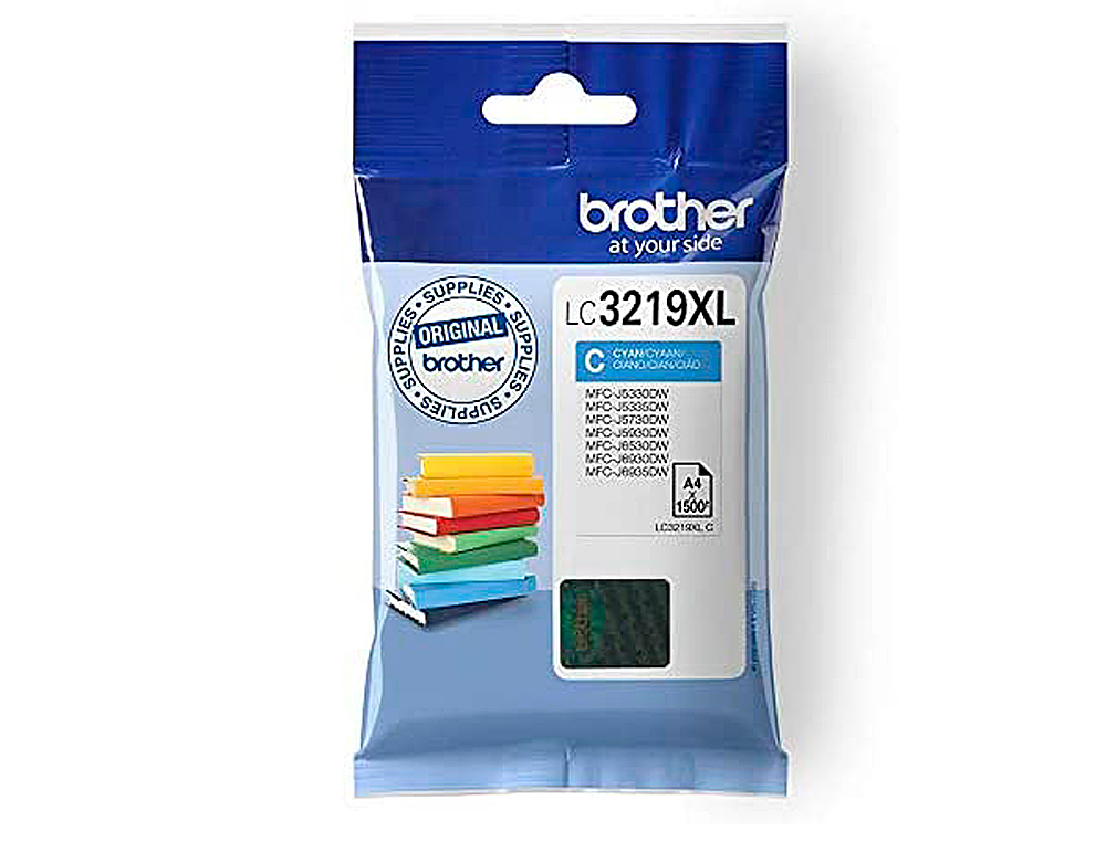 INK-JET BROTHER LC-3219XLC MFC-J6530DW / MFC-J6930DW CIAN 1.500 PAG