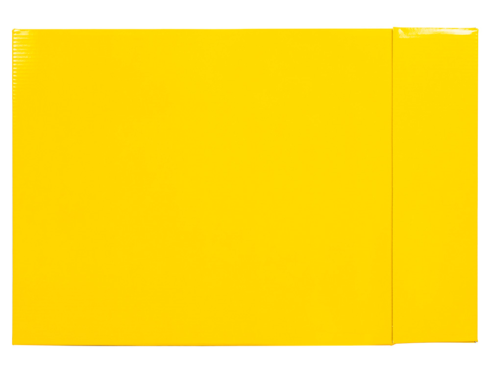 CAJA ARCHIVADOR LIDERPAPEL DE PALANCA CARTON DIN A4 DOCUMENTA LOMO 75MM COLOR AMARILLO