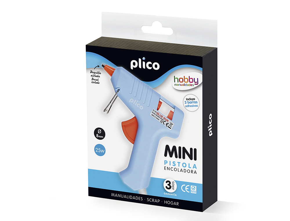 PISTOLA DE SILICONA CALIENTE PLICO MINI 25 W